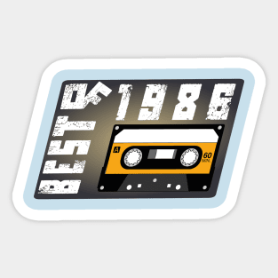 best of 1986 33 years Old Sticker